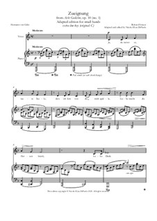 No.1 Zueignung: F major, extra-low key by Рихард Штраус