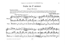 Сюита фа минор для органа, Op.14: Allegro Maestoso by William Ralph Driffill