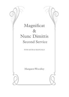 Magnificat and Nunc Dimittis (Second Service): Magnificat and Nunc Dimittis (Second Service) by Margaret Simmonds