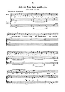 Иисус Навин, HWV 64: Hide me from day's garish eye by Георг Фридрих Гендель