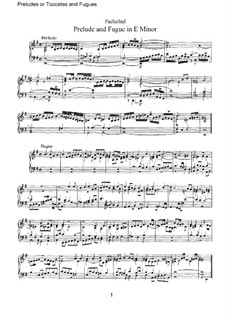 Две пьесы: For piano (or organ) by Иоганн Пахельбель