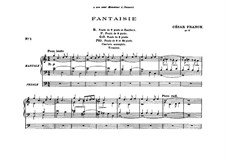 Шесть пьес для большого органа: Fantasia in C Major, Op.16 by Сезар Франк