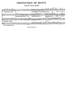 Plaude decus mundi: Plaude decus mundi by Cristoforus de Monte