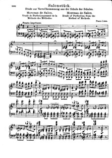 Morceau de salon, S.142: Для фортепиано by Франц Лист