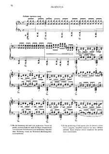 Аллилуйя фа мажор, S.183 No.1: Для фортепиано by Франц Лист