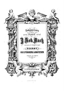 Вариации Гольдберга, BWV 988: Аранжировка для фортепиано by Иоганн Себастьян Бах