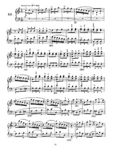 Соната No.55 до мажор, K.330 L.55 P.222: Для фортепиано by Доменико Скарлатти