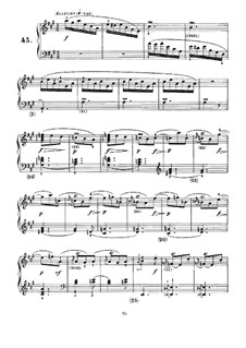 Соната No.45 ля мажор, K.62 L.45 P.49: Для фортепиано by Доменико Скарлатти