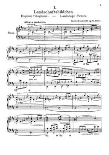 Шесть фантастических пьес, Op.52: No.1 by Мориц Мошковский