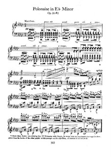 Полонезы, Op.26: No.2 in E Flat Minor by Фредерик Шопен