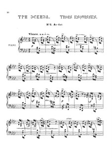 Три эскиза, Op.24: Scetch No.2 by Антон Аренский