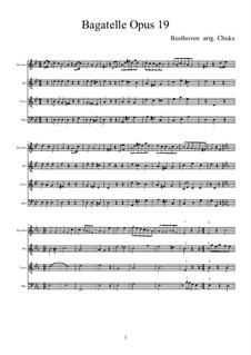 Концерт для фортепиано с оркестром No.2, Op.19: Bagatelle by Людвиг ван Бетховен