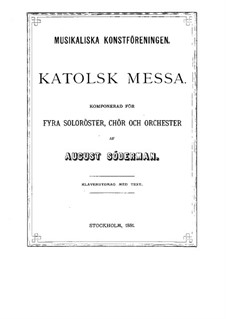 Торжественная месса: Торжественная месса by August Söderman