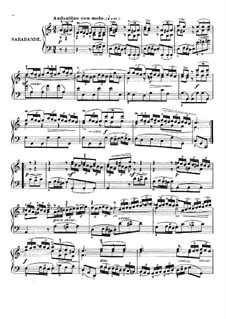 Партита для клавира No.3 ля минор, BWV 827: Часть IV by Иоганн Себастьян Бах