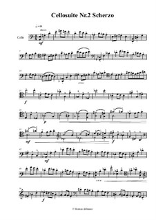 Suite für Violoncello solo, Op.5: 2. Satz Scherzo by Thomas Uhlmann