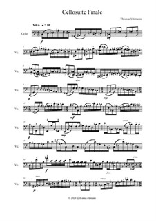 Suite für Violoncello solo, Op.5: 5. Finale by Thomas Uhlmann