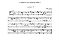 Ten Voluntaries for Organ (or Harpsichord), Op.5: Voluntary No.5 in D Major by Джон Стэнли