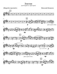 Элегия, Op.4: Альтовый саксофон by Николай Ковалев