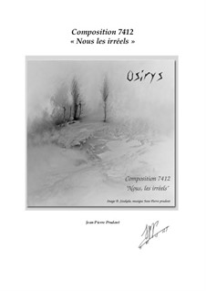 Composition 7412 'nous les irréels' - Composition 7412 'we the unreal': Composition 7412 'nous les irréels' - Composition 7412 'we the unreal' by Jean-Pierre Prudent