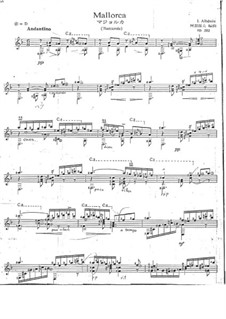 Mallorca, Op.202: Для гитары by Исаак Альбенис