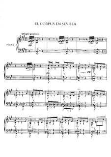 Иберия: Праздник тела Христова в Севилье by Исаак Альбенис