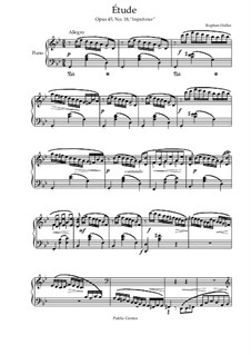 Двадцать пять этюдов, Op.45: Etude No.18 by Стефан Геллер