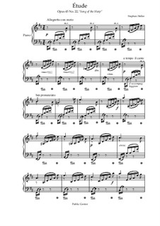 Двадцать пять этюдов, Op.45: Etude No.22 by Стефан Геллер