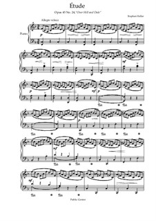 Двадцать пять этюдов, Op.45: Etude No.24 by Стефан Геллер