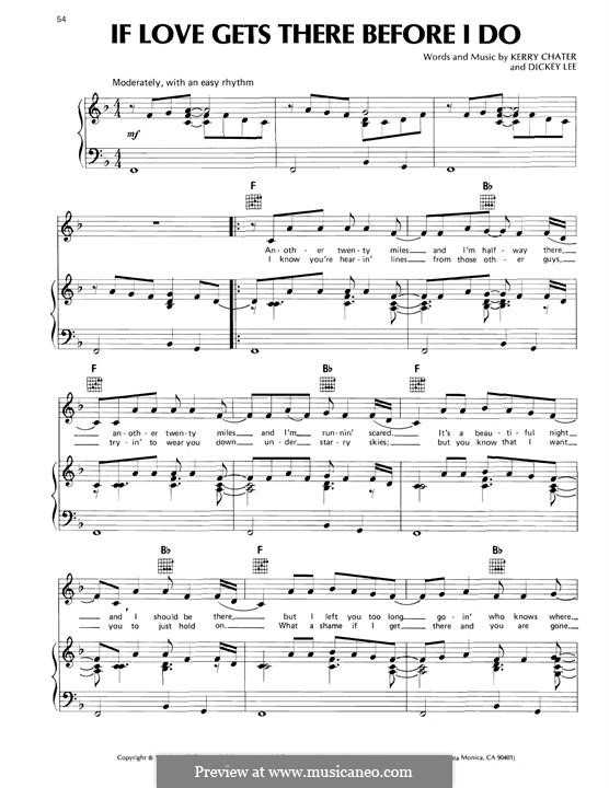 If Love Gets There Before I Do (Don Williams): If Love Gets There Before I Do (Don Williams) by Dickey Lee, Kerry Chater