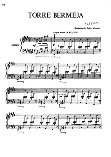 Doce piezas características, Op.92: No.12 Torre Bermeja by Исаак Альбенис