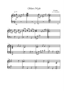 Piano version: Для одного исполнителя by Франц Ксавьер Грубер