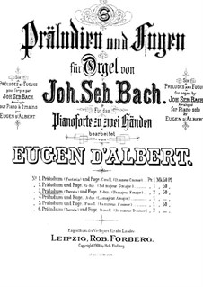 Токката и фуга фа мажор, BWV 540: Переложение для фортепиано by Иоганн Себастьян Бах