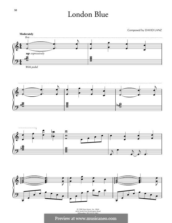 London Blue: Для фортепиано by David Lanz