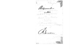 Drottningholmsmusiken (Drottningholm Music): For chamber orchestra by Юхан Хельмик Руман