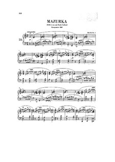 Мазурка ля минор 'Émile Gaillard', B.140 KK IIb/5: Для фортепиано by Фредерик Шопен