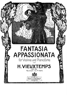 Фантазия аппассионата, Op.35: Сольная партия by Анри Вьетан