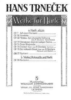 Фуриант для арфы, Op.77: Фуриант для арфы by Hanuš Trneček