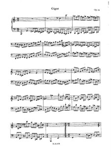 Gigue et air de ballet dans le style ancien, Op.24: No.1 Жига by Шарль Валантен Алькан