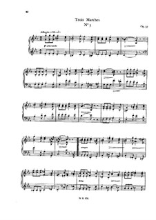 Три марша для фортепиано, Op.37: Марш No.3 by Шарль Валантен Алькан