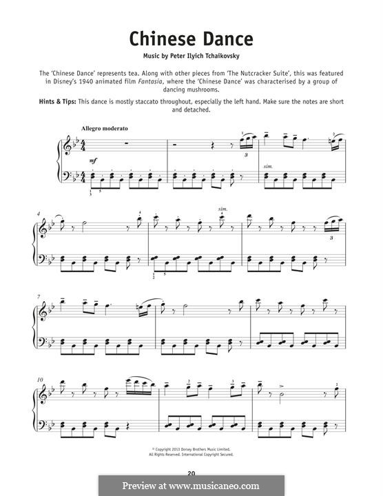 No.6 Китайский танец: Для фортепиано by Петр Чайковский