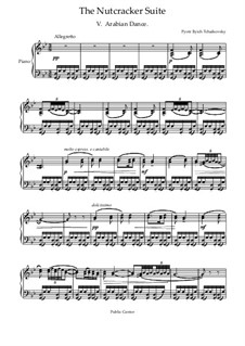 No.5 Арабский танец: Для фортепиано by Петр Чайковский