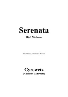 Serenata (not sure), Op.3 No.1: Serenata (not sure) by Адальберт Гировец