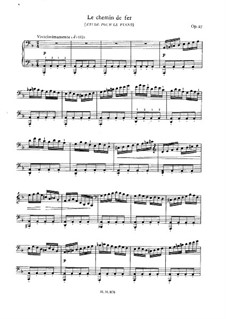 Железная дорога, Op.27: Для фортепиано by Шарль Валантен Алькан