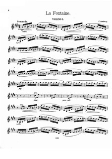 Пять дуэттино для двух скрипок и фортепиано: Скрипка I by Йохан Амберг