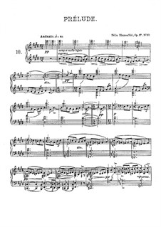 Двадцать четыре прелюдии, Op.17: Прелюдии No.10-12 by Феликс Блуменфельд