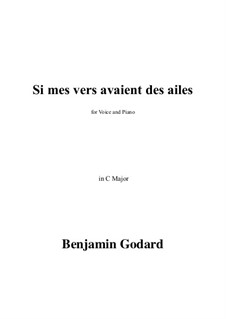 Si mes vers avaient des ailes in C Major: Si mes vers avaient des ailes in C Major by Бенжамин Годар