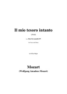 Il mio tesoro: B flat Major by Вольфганг Амадей Моцарт