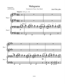 Малагенья: Для фортепиано в 4 руки by Ариэль Давыдов