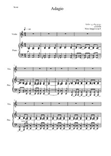 Adagio, Op.8: Адажио by Nino Janjgava