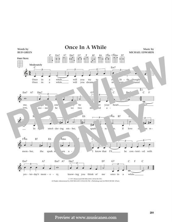Once in a While: Для укулеле by Michael Edwards